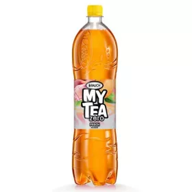   Üdítőital, szénsavmentes, cukormentes, 1,5 l, RAUCH Mytea ZERO, őszibarack (KHI383V)