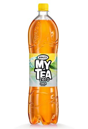 Üdítőital, szénsavmentes, cukormentes, 1,5 l, RAUCH Mytea ZERO, citrom (KHI384V)
