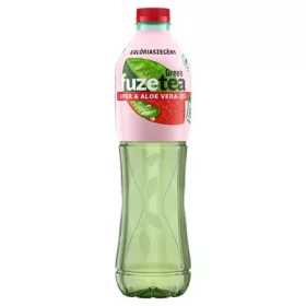   Üdítőital, szénsavmentes, 1,5 l, FUZETEA, zöld tea eper-aloevera (KHI401V)
