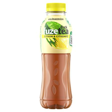 Üdítőital, szénsavmentes, 0,5 l, FUZETEA, citrom-citromfű (KHI409V)