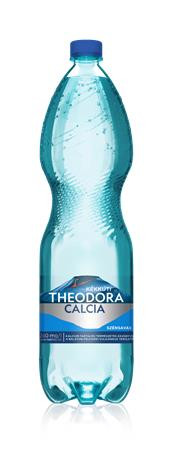 Ásványvíz, szénsavas, THEODORA, 1,5 l, Kékkúti Calcia (KHI415V)