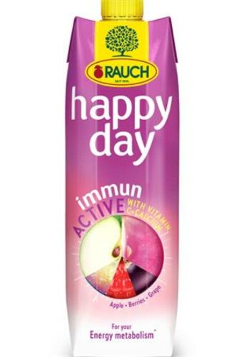 Gyümölcslé, 60 százalék , 1l, RAUCH Happy day, Immun Active (KHI440)