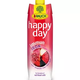   Gyümölcslé, 55 százalék , 1l, RAUCH Happy day, Immun Iron (KHI441)