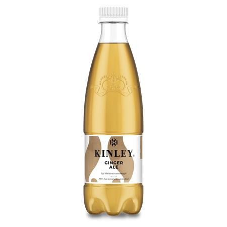 Üdítőital, szénsavas, 0,5 l, KINLEY, gyömbér-rozmaring (KHI447V)