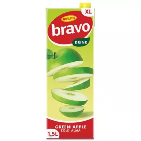   Gyümölcsital, 12 százalék , 1,5 l, RAUCH Bravo, zöld alma (KHI455)
