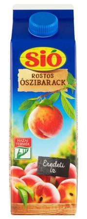 Gyümölcsital, 20 százalék , 1 l, SIÓ, őszibarack (KHI498)