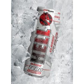 Energiaital, cukormentes, 250 ml, HELL Zero (KHI498V)
