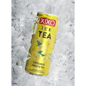   Üdítőital, szénsavmentes, 250 ml, XIXO Ice Tea, citromos fekete tea (KHI505V)