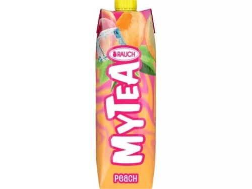 Üdítőital, szénsavmentes, 1 l, RAUCH Mytea, őszibarack (KHI507)
