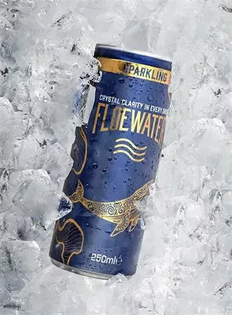 Ásványvíz, szénsavas, 250 ml, FLOEWATER (KHI514V)