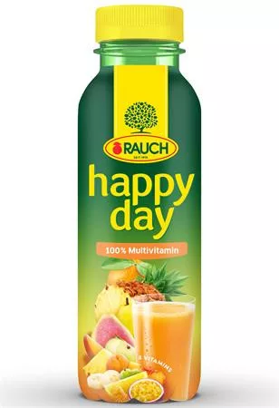 Gyümölcslé, 100 százalék , 0,33 l, RAUCH Happy day, Multivitamin (KHI519V)