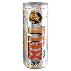   Energiaital, cukormentes, 250 ml, HELL White Peach Zero (KHI528V)