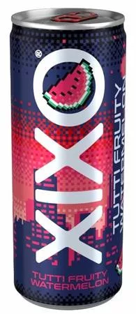 Üdítőital, szénsavas, 250 ml, XIXO Tutti Fruity, görögdinnye (KHI537V)