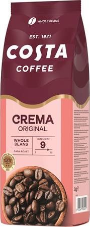 Kávé, sötét pörkölésű, szemes, 1000 g, COSTA Café Crema Blend Original (KHK1047)
