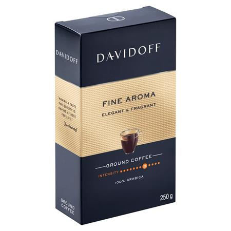 Kávé, pörkölt, őrölt, 250 g, DAVIDOFF Fine Aroma (KHK1055)