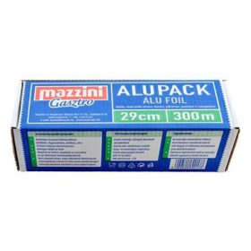   Alufólia, 29 cm x 300 m, 9 &mikro;, erős, MAZZINI Gasztro (KHK1058)