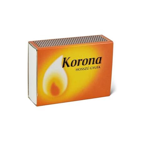 Gyufa, hosszú, kb. 100 szál, KORONA (KHK1059)