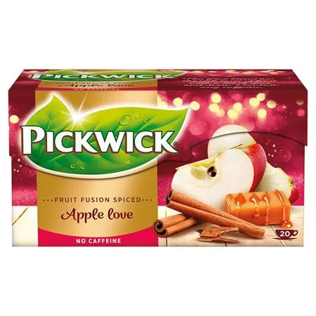 Gyümölcstea, 20x1,75 g, PICKWICK Fruit Fusion, Apple Love (KHK1132)