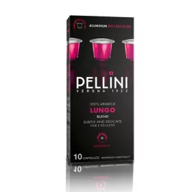   Kávékapszula, Nespresso&reg; kompatibilis, 10 db, PELLINI, Lungo (KHK1142)