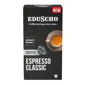   Kávékapszula, Nespresso&reg; kompatibilis, 10 db, EDUSCHO Espresso Classic (KHK1147)