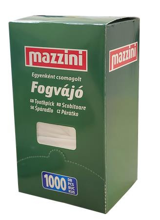 Fogvájó, egyesével csomagolt, 1000 db, MAZZINI (KHK1148)