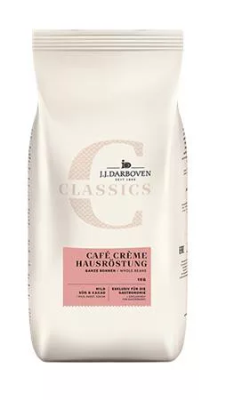 Kávé, pörkölt, szemes, 1000 g, J.J. Darboven Café Créme Hausröstung (KHK1151)