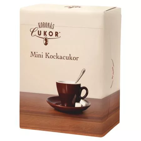 Kockacukor, mini, 0,5 kg, KORONÁS CUKOR (KHK1162)