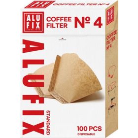 Szűrőpapír, 4 adagos, ALUFIX (KHK133)