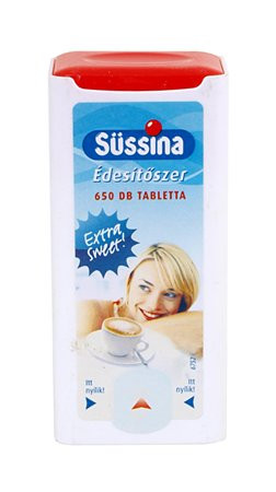 Édesítőtabletta, 650 db, SÜSSINA (KHK166)