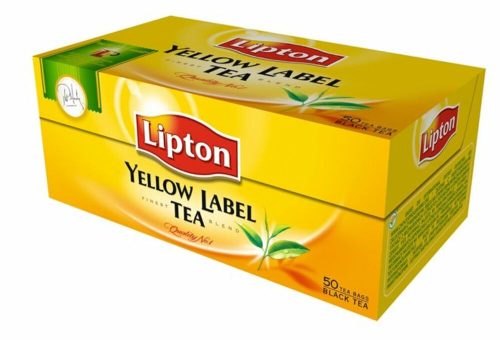 Fekete tea, 50x2 g, LIPTON Yellow label (KHK265)