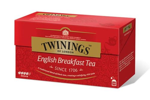 Fekete tea, 25x2 g, TWININGS English Breakfast (KHK275)