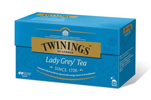 Fekete tea, 25x2 g, TWININGS Lady grey (KHK277)