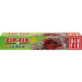 Cipzáras zacskó, 1 l, 3 l, 6 l, ALUFIX Zipp Fix (KHK285)