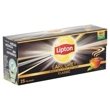 Fekete tea, 25x1,5 g, LIPTON Earl grey (KHK302)