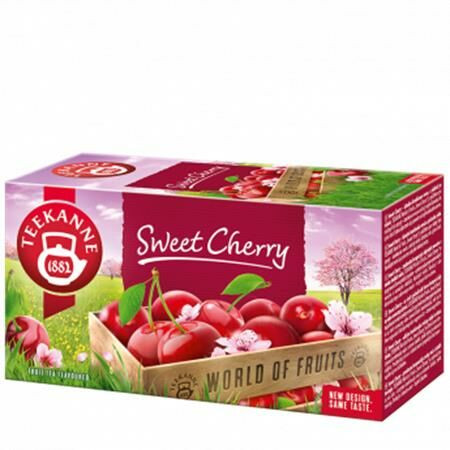 Gyümölcstea, 20x2,5 g, TEEKANNE, édes cseresznye (KHK326)