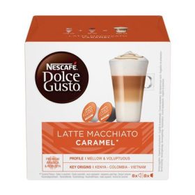   Kávékapszula, 8x2 db,  NESCAFÉ DOLCE GUSTO Latte Macchiato, karamellás (KHK395)