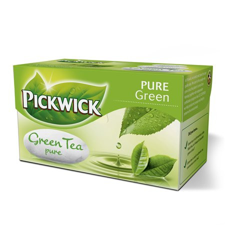 Zöld tea, 20x1,5 g, PICKWICK, natúr (KHK406)