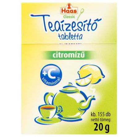 Teaízesítő, citrompótló, 20 g, HAAS (KHK422)