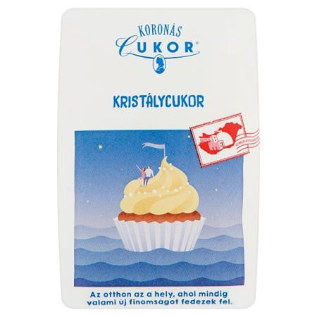 Kristálycukor, 1 kg, KORONÁS CUKOR (KHK425)
