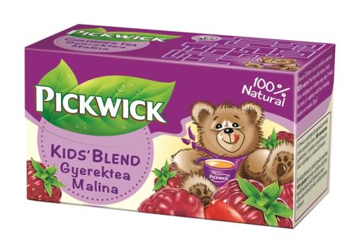Gyümölcstea, 20x1,5 g, PICKWICK, Gyerektea, málna (KHK434)