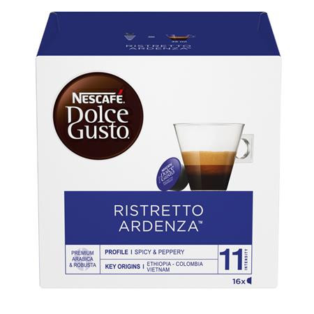 Kávékapszula, 16 db,  NESCAFÉ DOLCE GUSTO Ristretto Ardenza (KHK477)