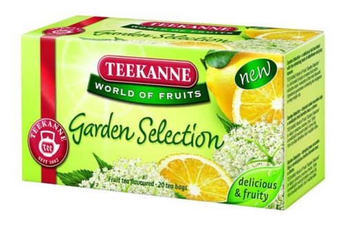 Gyümölcstea, 20x2,25 g, TEEKANNE Garden Selection, bodza-citrom (KHK482)