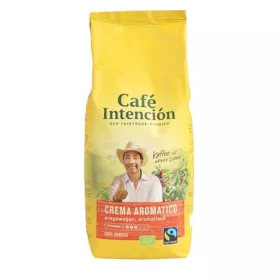   Kávé, pörkölt, BIO szemes, 1000 g, CAFÉ INTENCIÓN Crema Aromatico (KHK512)