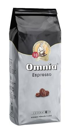 Kávé, pörkölt, szemes, olaszos pörkölésű, 1000 g, DOUWE EGBERTS Omnia Espresso (KHK590)