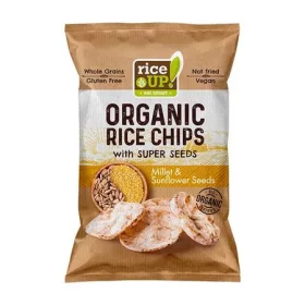   Barnarizs chips, 25 g, RICE UP Bio, kölessel és napraforgóval (KHK610)