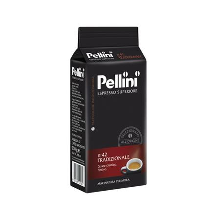 Kávé, pörkölt, őrölt, 250 g,  PELLINI, Tradicionale (KHK737)
