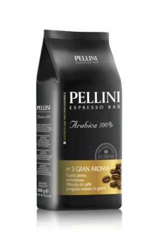 Kávé, pörkölt, szemes, 1000 g,  PELLINI Gran Aroma (KHK854)