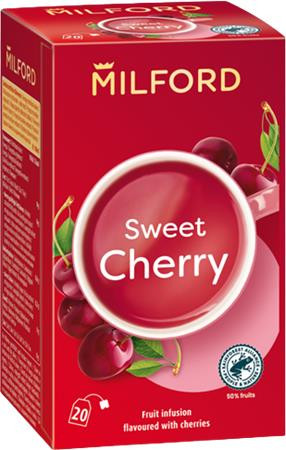 Gyümölcstea, 20x2,5 g, MILFORD Sweet cherry, cseresznye (KHK867)