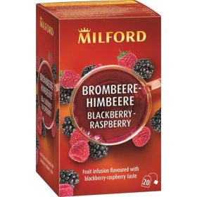   Gyümölcstea, 20x2,5 g, MILFORD Blackberry-raspberry, szeder-málna (KHK868)