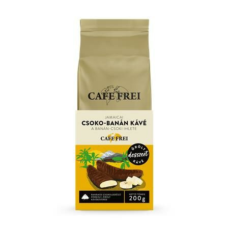 Kávé, pörkölt, őrölt, 200 g, CAFE FREI Jamaicai Csoko-Banán (KHK873)